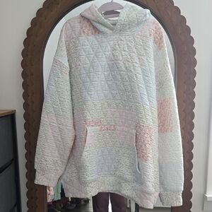 SunKissed Coconut Quilted Hoodie